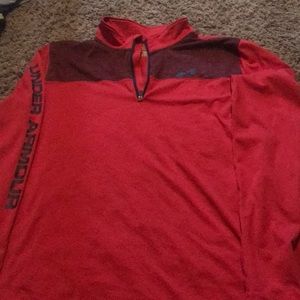 Boys Half zip nylon shirt